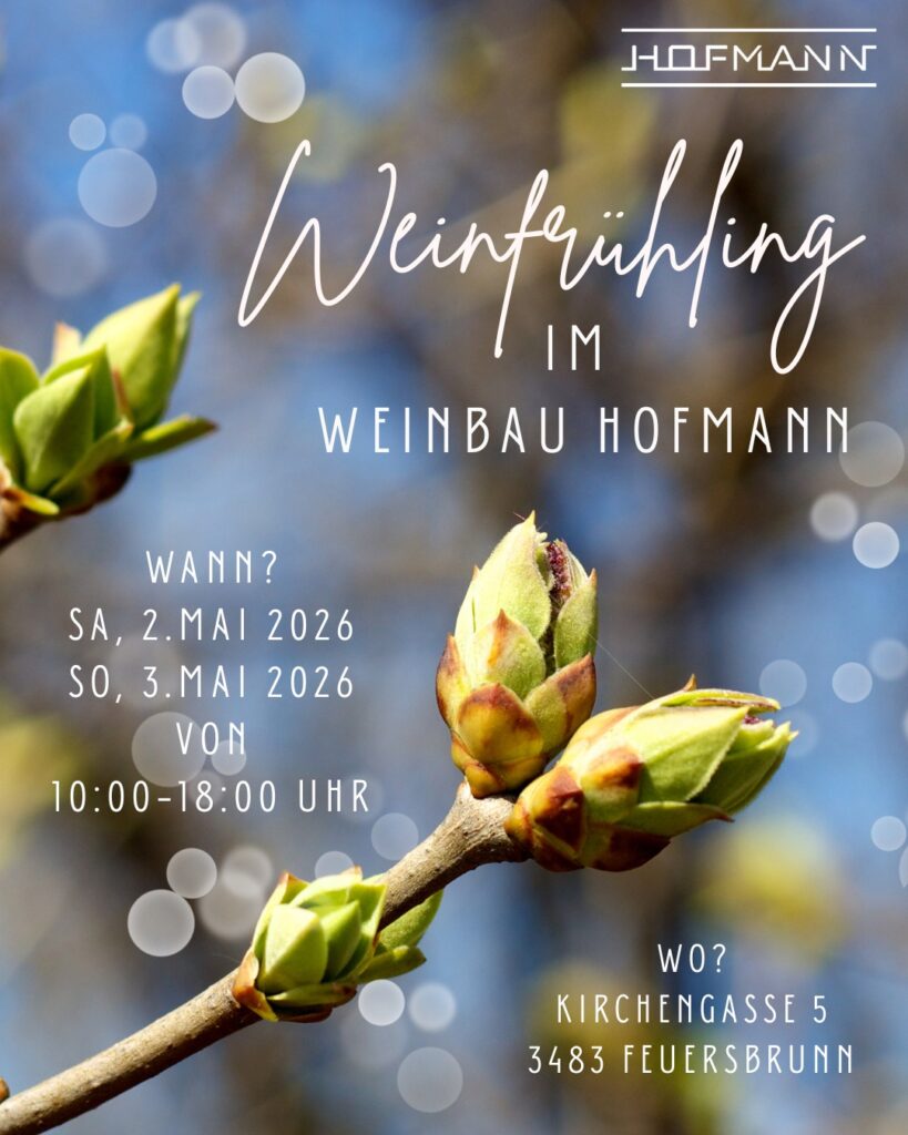 Weinfrühling am Hof – kommt vorbei!